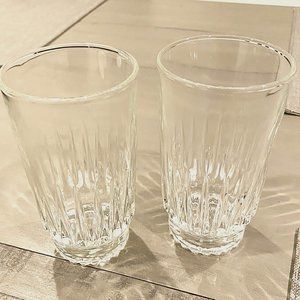 2 of New Libbey Duratuff Winchester US Made 12 oz. Clear Drinking Glass Tumblers